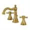 Kingston Brass FSC1973BX Widespread Bathroom Faucet with Pop-Up Drain, Brushed Brass FSC1973BX - alternate 1